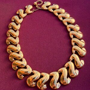 Vintage Signed Napier S-Link Necklace - RARE